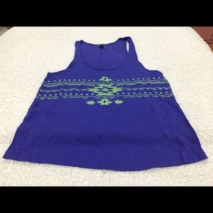 🔥5 for $25🔥 Aerie Embroidered Racerback Tank Top